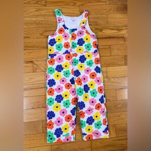 The Children's Place Size 5T Girls Print Snow Bib multi-color Floral Print New